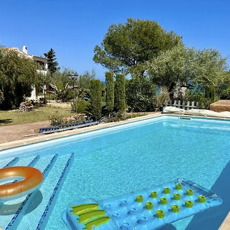 Preciosa Con Vistas Al Mar Y Al Atardecer Y Piscina Privada *